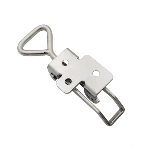 2 Pack OWACH Stainless Steel Adjustable Draw Latch Adjustable-Grip Padlockable Toggle Clamp (2 Pack, Small 2.95"~3.74") - size: 2 Pack, Small 2.95"~3.74"