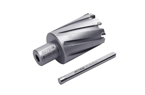 1-1/2'' Diameter x 1-3/8'' Depth of Cut Carbide Tipped TCT ANNULAR Cutter with 3/4'' Weldon Shank - size: 1-1/2'' x 1-3/8''