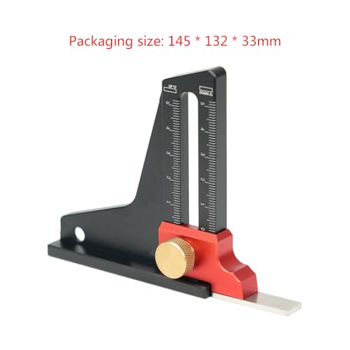 Precisions Height Gauge for Woodworking Aluminum Alloy Construction Height Measuring Tool Lockable Design Gauges Digital Gauges Woodworking Precisions Aluminum
