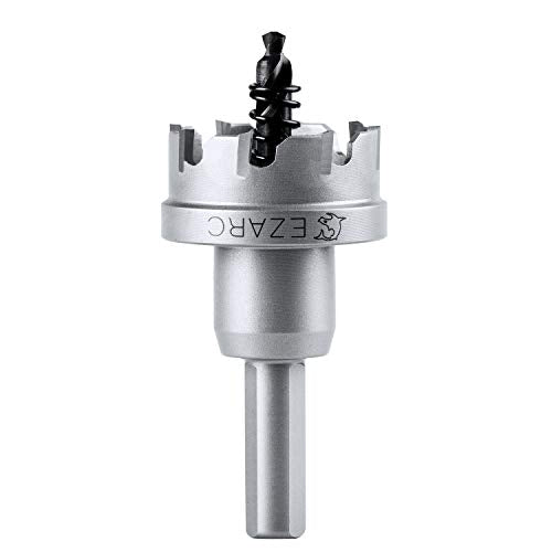 EZARC Carbide Hole Saw Heavy Duty, Hole Cutter for Stainless Steel, Sheet Metal 1-1/2" 38mm - size: 1-1/2" | 38mm, style: Single Pack