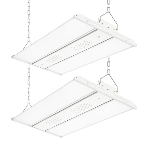 LED Linear High Bay Shop Light 165W/110W/80W Adjustable 2PACK