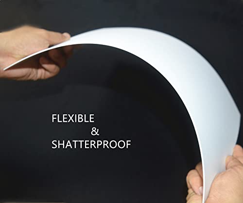 Black ABS Plastic Sheets- 0.060" Thick,12" x 16", 6 Pack for Laser Cutting, and Moldable - color: Black, size: 12" x 16"