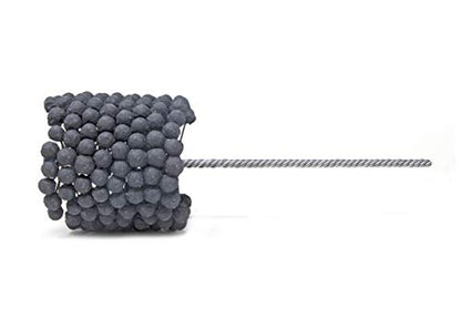Brush Research GB41824 FLEX-HONE®, 4-1/8" (105mm) Diameter, 240 Grit, Silicon Carbide, For Mild Steel, Stainless Steel, Cast Iron and Softer Ferrous Materials - size: 4.125" (105mm), style: 240 Grit