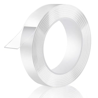 Double Sided Tape Heavy Duty, Removable Nano Adhesive Tape, 1" x 16.5FT - size: 1in x 16.5ft
