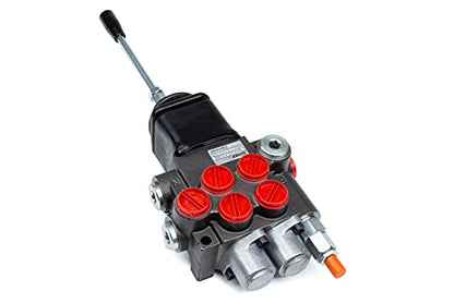 Chief G Series P40 Hydraulic Directional Control Valve – 2 Spool with Joystick – 10 GPM, 3625 PSI, 3-Position Spring Center, SAE 10 In/Out, SAE 8 Work Ports – Part Number 220910