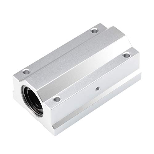 uxcell SCS25LUU Linear Ball Bearing Slide Block Units Extra Long, 25mm Bore Dia 1Pcs - size: 25mm