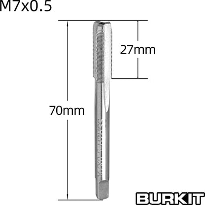 Burkit M7 X 0.5 Tap and Die Set Right Hand - size: M7x0.5