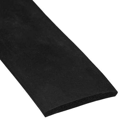 uxcell EPDM Rubber Foam Sheet Strip 3/16" T x 1.6" W x 8' L Rubber Sheet Rolls Weather Strip for DIY Gasket, Crafts, Insulation - size: 3/16" T x 1.6" W x 8' L