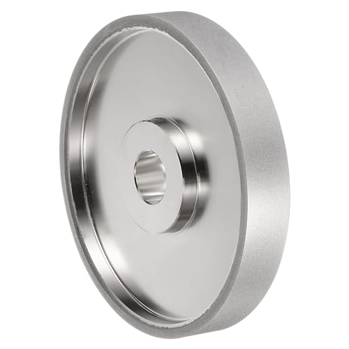 HARFINGTON Diamond Lapidary Wheel 6 Inch x 1 Inch Arbor Hole 400 Grit Grinding Wheels for Stone, Marble, Glass, Ceramics, Crystal, Carbide, Steel - size: 400 Grits