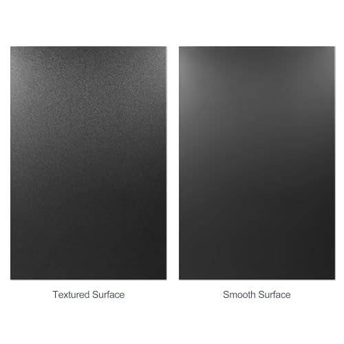 KAITELA Pack of 10 Black ABS Plastic Sheet 8" x 12" x 1/8" Thick (3mm) - size: 8" x 12"