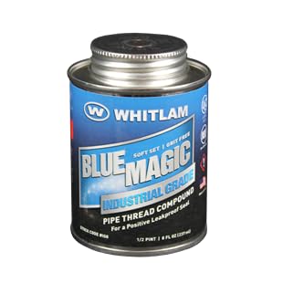 Whitlam IG-8 Blue Magic 8-Ounce Industrial Grade Thread Sealant- 3-pk
