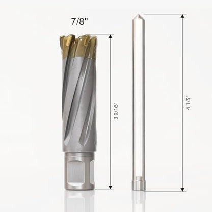 Wind Speed 7/8 in TCT Annular Cutter, 2 in Depth, 3/4 in Weldon Shank - size: 7/8" diameter, style: 2" depth (50mm)