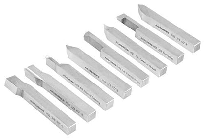 Accusize Industrial Tools HSS Tool Bit Pre-Ground, 3/8 in, 2662-2003 - size: 3/8 in