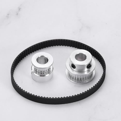 MECCANIXITY 5Pcs 96mm GT-2 Timing Belt 6mm Width 2mm Pitch Closed Loop - size: 96mm