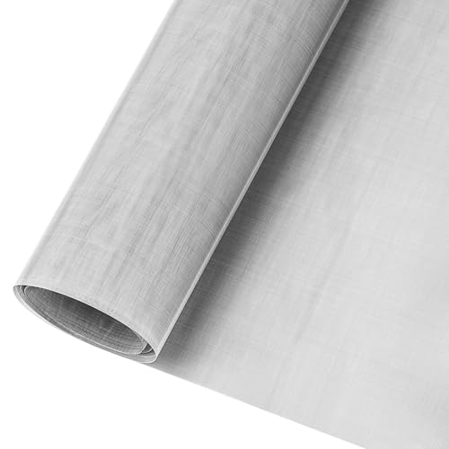 304 Stainless Steel Woven Wire 200 Mesh, Metal Mesh Screen, Woven Fine Wire Mesh - 12"X 40" (30cmx100cm), Easy to Cut for Filter Mesh, Filtration Cloth and DIY Project