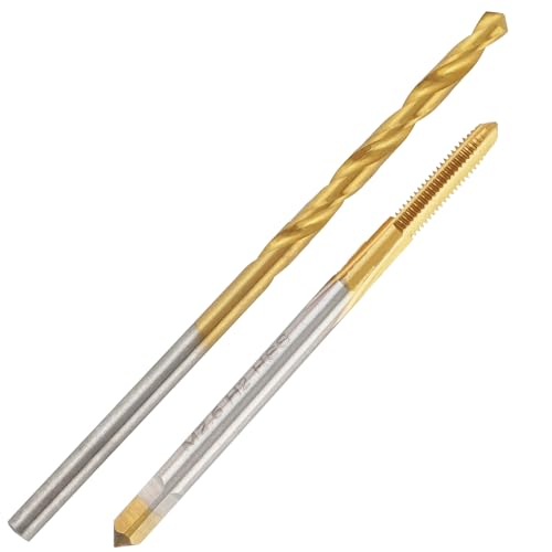 M2.5 Ti-Coated Tap and 2.05mm Drill Bit Set - size: M2.5x0.45 Tap & 2.05mm Drill