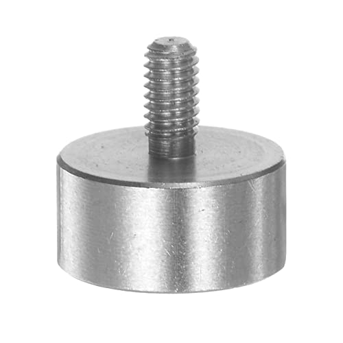 HARFINGTON Flat Contact Points 10mm Diameter 5mm Length M2.5 Thread 303 Stainless Steel for Dial Digital Indicator Depth Gauge Thickness Gauge - size: 10mmx5mm