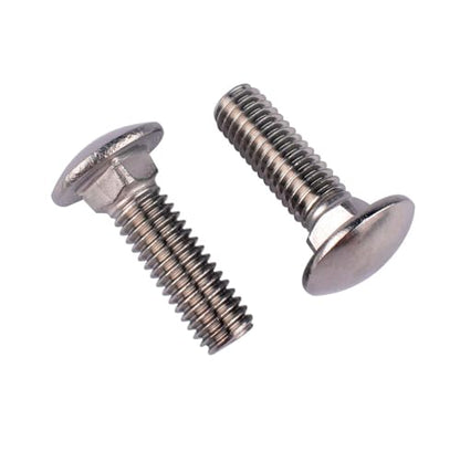 1/4-20 x 3/4" Carriage Bolts Screws, 18-8 Stainless Steel 304, Round Head, Square Neck, UNC Fully Machine Coarse Threaded,20Pcs - size: 1/4-20 x 3/4" (20PCS)