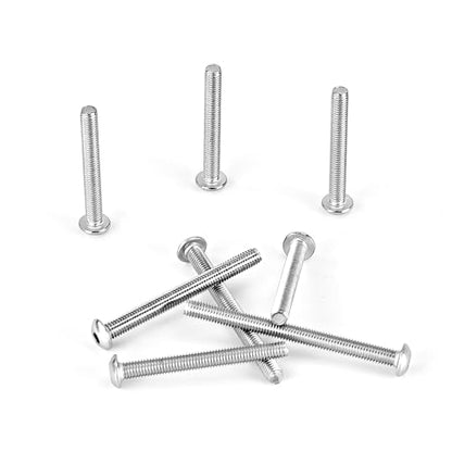 M5 x 40mm 45mm 50mm 55mm 60mm Button Head Socket Cap Screws Bolts 304 Stainless Steel Metric Machine Allen Hex Drive, Fully Threaded, Assortment Kit 30PCS - size: M5 x 40/45/50/55/60mm (30PCS)