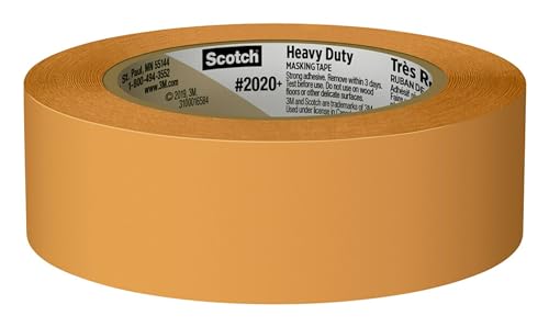 Scotch Heavy Duty Masking Tape, 1.41 in x 60.1 yd, 2020+-36AP, 1 roll - size: 1.41" Width, style: 1 Roll