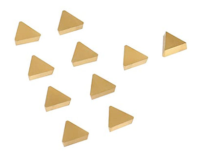 Accusize Industrial Tools Tpg222 Tin Coated Carbide Inserts, 10 Pcs/Box, 2127-1024x10 - size: TPG222