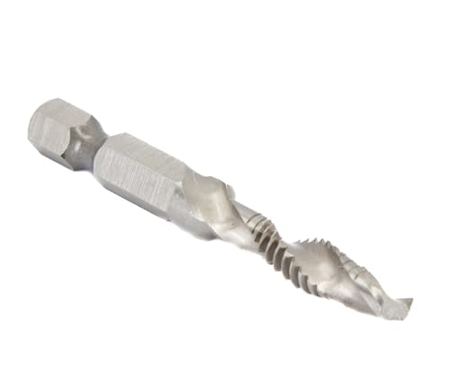 Drill America 1/4"-20 UNC Combined Drill Tap and Countersink with 1/4" Quick Change Hex Shank - size: 1/4"-20
