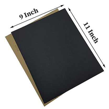 320 Grit Wet Dry Sandpaper, 10PCS 9x11 Inch Silicon Carbide Sanding Sheets - style: Grit 320