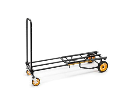 Rock-N-Roller R8RT (Mid) 8-in-1 Folding Multi-Cart/Hand Truck/Dolly/Platform Cart/34" to 52" Telescoping Frame/500 lbs. Frame Capacity, Black - style: R8RT