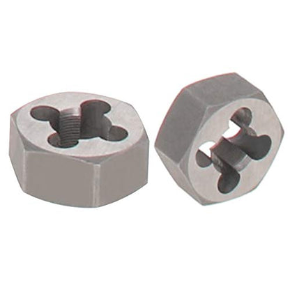 Utoolmart Hex Rethreading Die, M9 x 0.5 Pitch, Carbon Steel Thread Die, Hex Rethreading Die Machine Thread Die, Hexagon Taper Pipe Die, 1 Pcs - size: M9×0.5 Fine Teeth