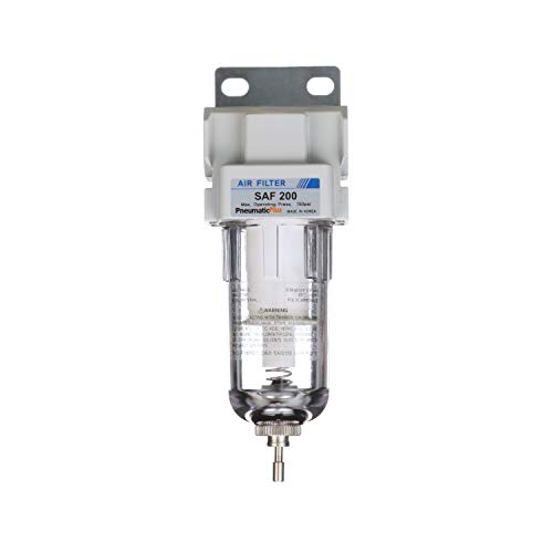 PneumaticPlus SAF200-N02B Compressed Air Particulate Filter 1/4" NPT - size: 1/4" NPT