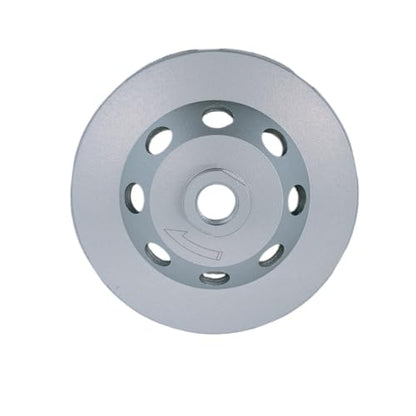 Double Row Diamond Grinding Cup Wheel 4-1/2", 5/8"-11 Arbor