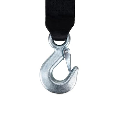 Camco 2000lb Boat Trailer Winch - Manual Hand Crank Boat Winch Features 20-Foot Strap & 2-Way Ratchet - 2,000lb Weight Capacity - Boat Trailer Accessories (50000) - size: 2,000 lb. Capacity