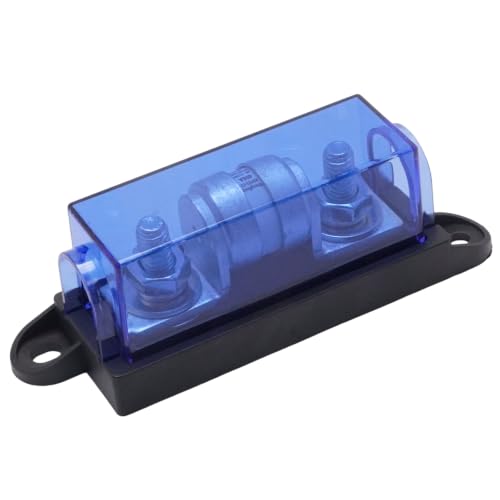 400 Amp Class T Fuse Holder, 250V DC Fuse Block, Ideal for Inverters and High-Power Applications in Automotive, Marine, and RV Settings - size: 250V 400A