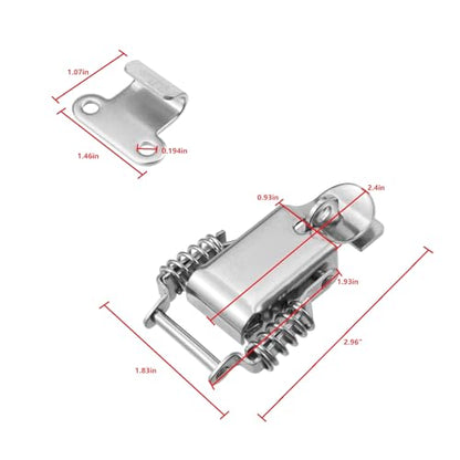 Spring Toggle Latch, 3 Inch Stainless Steel, 6Pcs