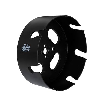 Malco HSC6250 6-1/4" (159 mm) Malco Carbide-Tipped Hole Saw for Stucco, Cement Board, Siding & Nail-Embedded Wood – Heavy-Duty Thick Wall Steel Body