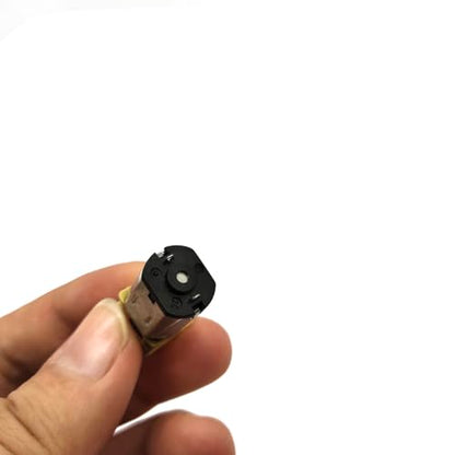 BRINGSMART 2pcs N20 Micro Motor Electric 12mm Gearbox 12V 2000rpm D Shaft - size: 12V 2000rpm