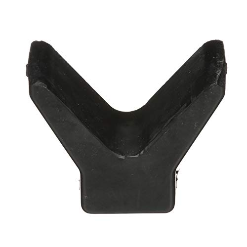 Seachoice Molded Y Bow Stop, Black, Boat Trailer, 3 in. X 3 in. X 1/2 in.