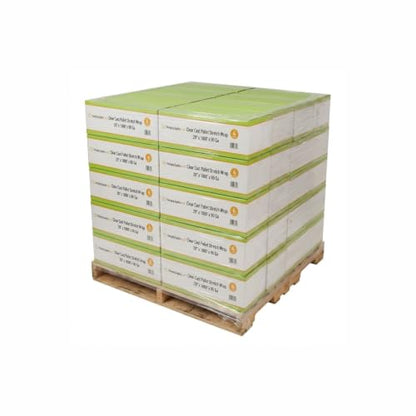 PSBM Stretch Wrap with Handles, 144 Rolls 20 Inch x 1000 Feet 90 Gauge Heavy Duty Clear Plastic Wrap Industrial Strength Shrink Film for Moving, Packing & Shipping - size: 144 Pack, style: 90 Gauge