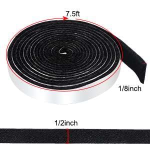 Nonley Smoker Gasket Seals 30FT – 1/2 x 1/8 High Temp Grill Gasket for Smokers – BBQ Gasket Smoker Seal Self Stick, High Heat Grill Gasket Seal Tape for Smokers BBQ Lid - color: 1/2 x 1/8 inch-30 FT