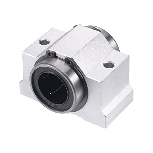 uxcell SCV25UU Linear Ball Bearing Slide Block Units, 25mm Bore Diameter 2pcs - size: 25mm