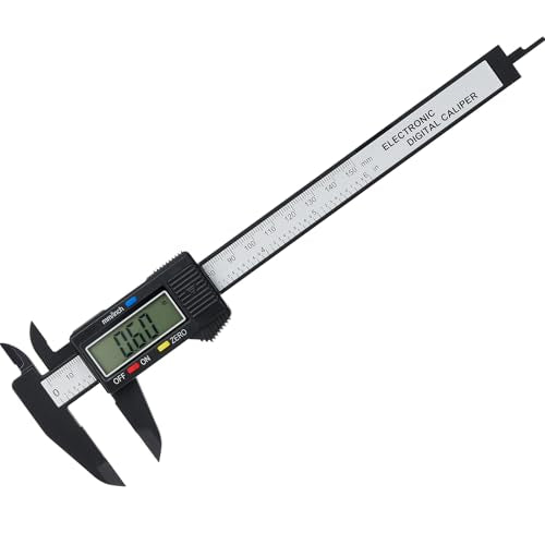 Digital Caliper, Adoric 0-6 inches Caliper with Large LCD Screen, Auto - Off Feature, Inch and Millimeter Conversion Measuring Tool, Perfect for Household/DIY/Jewelry Measurment