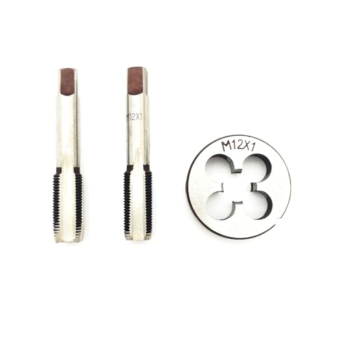 AtticZone M12 x 1.0 Metric Hand Thread Tap and Die Set, Right Hand - size: M12x1.0