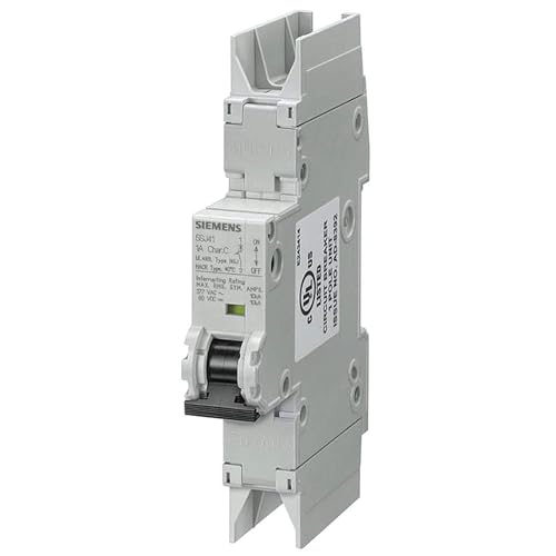 IEC Miniature Circuit Breaker, 5SJ4 Series, 10A, 1 Pole, 277V AC, 10kA at 277V AC, C Curve - 1 Each