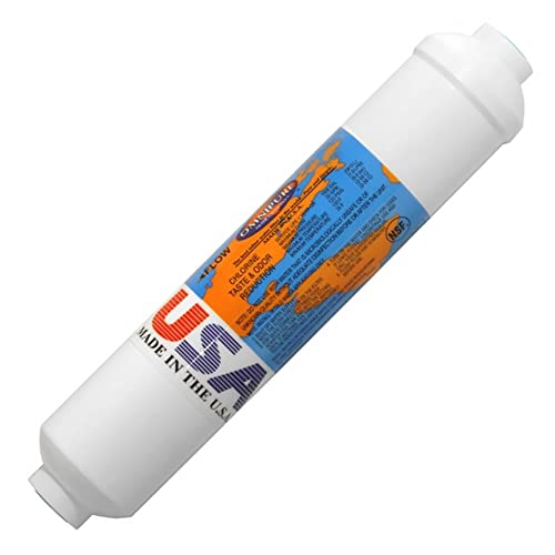 IPW Industries Inc-Omnipure - (K2567-BB) - 10" x 2" GAC with 0.5 lb of KDF-55 Inline Filter 1/4" NPT