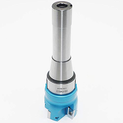 2 Inch Face Milling Cutter Aluminum 400R 50MM CNC End Milling Cutter Holder + R8-FMB22 Shank Face Shell Mill Arbor + 4pcs APKT1604 Carbide Inserts + 8mm Hexagon Wrench + T15 Wrench CNC Machine Tools - style: AL 400R 50-22 (1.968 Inch)