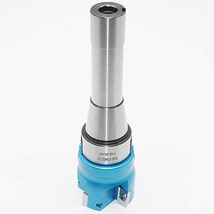 2 Inch Face Milling Cutter Aluminum 400R 50MM CNC End Milling Cutter Holder + R8-FMB22 Shank Face Shell Mill Arbor + 4pcs APKT1604 Carbide Inserts + 8mm Hexagon Wrench + T15 Wrench CNC Machine Tools - style: AL 400R 50-22 (1.968 Inch)