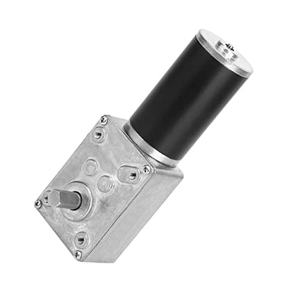 YWBL-WH DC 12V Gear Motor High Torsion Speed Reduce Electric Motor Reversible Gear Motor 8mm Shaft (12V 12RPM) - size: 12V 12RPM