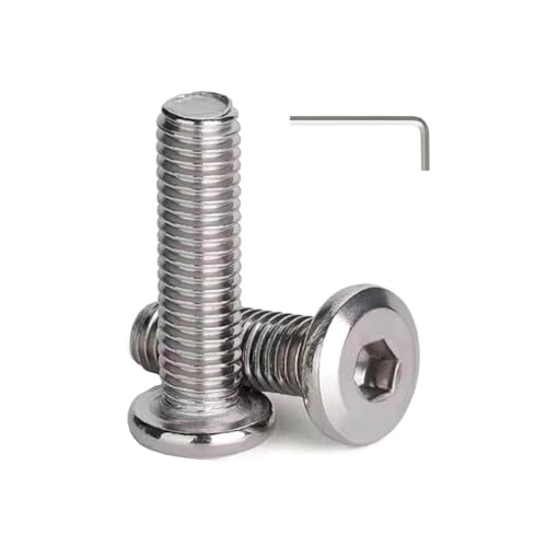 1/4-20 x 1-1/2" (20 Pack) Flat Head Hex Socket Cap Screws Bolts, 304 Stainless Steel 18-8, Hex Drive, Bright Finish, Fully Machine Thread - size: 1/4-20 x 1-1/2"