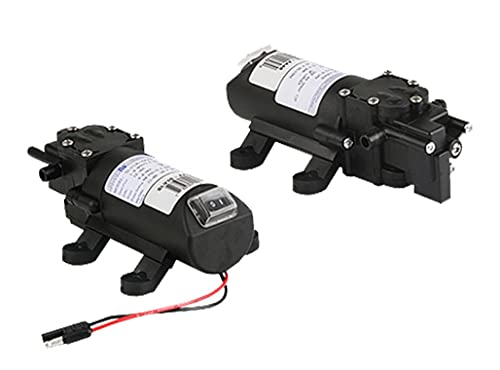 PENTAIR SHURFLO SLV10-AA40 12VDC Low Volume Automatic Demand Diaphragm Pump For Low Flow Spraying and Transfer, 1.0 GPM, 40 PSI, Pressure Switch, Self-Priming