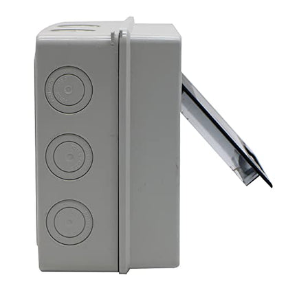 MAKERELE Circuit Breaker Distribution Box Electrical, 5 Way - size: 5WAY-160mmx120mmx95mm